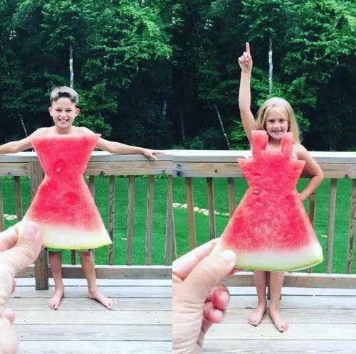 六一儿童吃瓜群众,吃瓜群众眼中的甜蜜瓜果盛宴